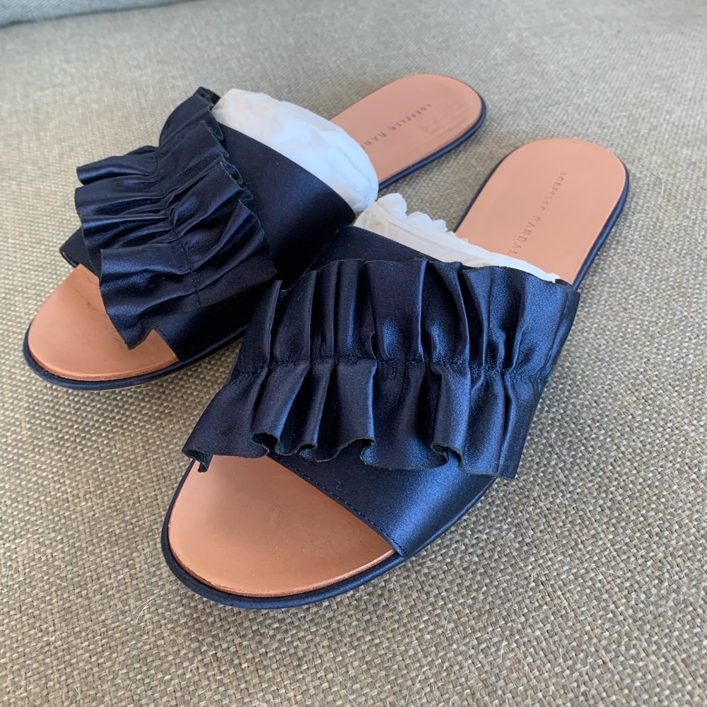 Sz 8 Loeffler Randal Satin Slides